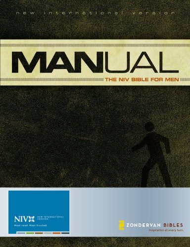 NIV, Manual: The Bible for Men, Imitation Leather, Brown, by Zondervan