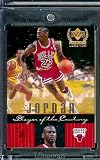 1999 Upper Deck Century Legends Basketball Card # 87 Michael Jordan Chicago Bulls