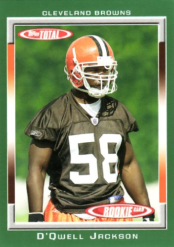 2006 Topps Total 455 D'Qwell Jackson (Football Cards) Cleveland Browns (RC - Rookie Card)