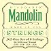 D'Addario J62 80/20 Bronze Mandolin Strings, Light, 10-34