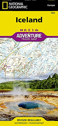 iceland national geographic adventure map