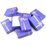 GadgetpoolUK 12 x Luxury Jewellery Gift Boxes Box for Pendant Bracelet Earring Necklace Ring Dimension:5x8x2.5cm