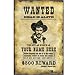 Wild West Wanted Dead or Alive Poster Wall Mural