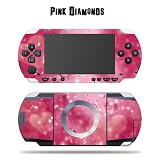 SONY PSP Skin Skins Decal Protective Kit - Pink Diamonds