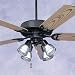 Emerson Fans CF652BQ 52 Summer Night Energy Star Outdoor Barbeque Black Ceiling Fan (Light Kit NOT Included)
