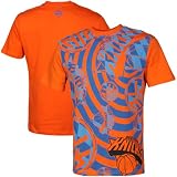 New York Knicks Checked T-Shirt - Orange