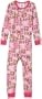 Gerber Pink Monkey Cotton PJs Unionsuit, Mid Pink, 12 Months