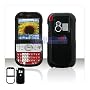 SOLID BLACK SNAP-ON COVER HARD CASE PHONE PROTECTOR for PALM CENTRO 690 [Beyond Cell Packaging]