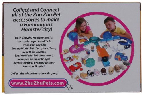 Zhu Zhu Pets Jilly Pink and White Hamster