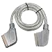 Scartkabel Scartstecker auf Scartstecker, silber, 1,0 m