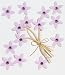 Jolee's Boutique Dimensional Stickers, Violet Jeweled Flowers