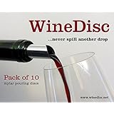 Wine Disc Pack of 10 Drop Stopping Pour Spouts
