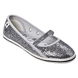 Girls One Star Glitter Dance MJ Silver