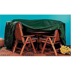 Fun Star Sitzgruppenh�lle oval "Premium" Polyestergewebe, gr�n