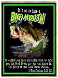 Fishing It's Ok to Have a Big Mouth Christian Refrigerator Gift Magnet