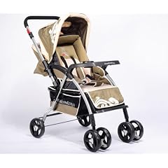 Luxus Kinderwagen Buggy Eisen klappbar khaki und olive T08