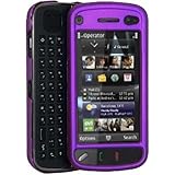 Amzer  Rubberized Snap On Crystal Hard Case for Nokia N97 (Purple)