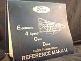 1991 Ford Electronic 4 Speed Over Drive (E4OD) Trasnsmission Service Manual