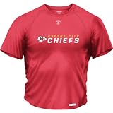 Kansas City Chiefs Red Sideline Speedwick Heathered T-Shirt - Small