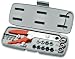 Spec Tools SQR-200a Squeeze Wrench Narrow space ratchet kit with 18 sockets