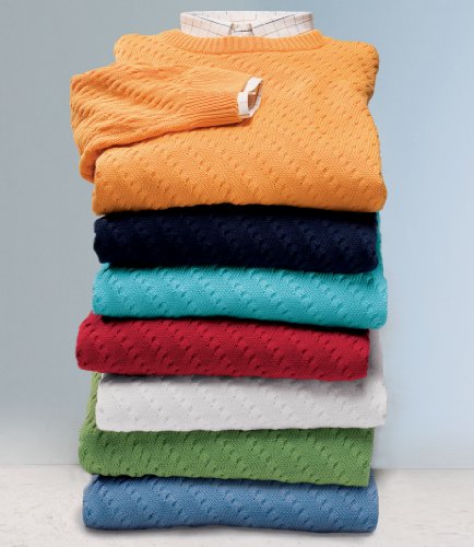 Signature Cotton Cable Crew Sweater