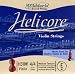 D'Addario Helicore 4/4 Size Violin Strings, 4/4 Size Set with Steel E String