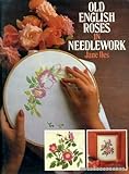 Old English roses in needlework