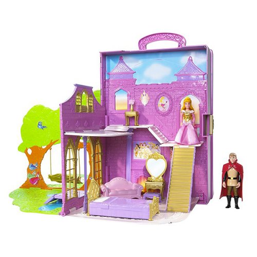 Childrens Toyshop  Toys : Disney Princess: Enchanted Tales Pop-Up Storybook Playset
