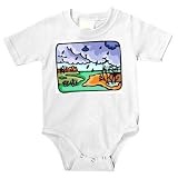 Onesie with rural, precipitation, countryside