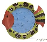 Colorful Fish Shape Platter Designed By Carla Grogan Beautiful Serving Dish