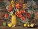 Orange Parrot Tulips - Joe Anna Arnett Art Print Poster 10 x 8