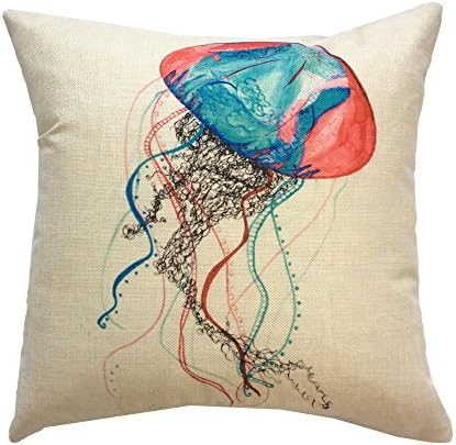 Sunlightsell Mediterranean style Square Decorative Fashion Throw Pillow Case Cushion Cover (E1)