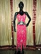 Hot Pink Bra Choli Hip Wrap Scarf Coin Bellydance Costume M
