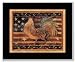 Susan Winget - Old Glory Rooster - Framed 10.5