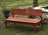 Behren's 2-seat Dining Bench w back by Uwharrie