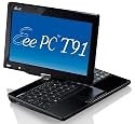 Asus EEE PC T91MT 22,6 cm (8,9 Zoll) Netbook (Intel Atom Z520 1.3GHz, 1GB RAM, 32GB SSD, Intel GMA 500, Win 7 HP) schwarz