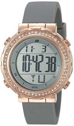 Skechers Women's SR6016 Digital Display Quartz Grey Watch