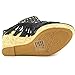 Not Rated Frolic In Fringe Women Open Toe Canvas Wedge Sandal