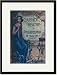 Black Framed/Matted Print 17x23, Garrick Theater