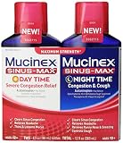 UPC 363824263229 product image for Mucinex Sinus-Max Day & Night Congestion Relief Medicine, 12 Ounce | upcitemdb.com