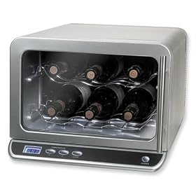 Holds 6 Bottles Countertop Digital Wine Cellar by West Coast Gifts