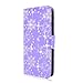 Cellularvilla Wallet Case for LG Lucid 3 VS876 Pu Leather Wallet Card Flip Open Pocket Case Cover Pouch (Purple Glitter)