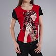 Jessie G. Women's Printed Scoop Neck Tee