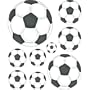 Instant Murals Soccer Wall Transfer Stickers - Sports Balls