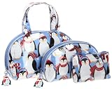 Nick & Nora Women's Deluxe Dome Set Penguins N11070Dd Satchel