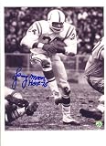 Autographed Lenny Moore Baltimore Colts 8x10 Photo Inscribed 