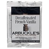 Arbuckle's Fine Roasted Coffee,  Decaf French Vanilla, Ground, 1.3-Ounce Bag  (Pack of 30)