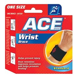 ACE Neoprene Wrist Brace, One Size Fits All