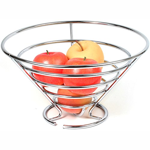 Spectrum Diversified 46970 Euro Fruit Bowl, Chrome