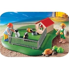 Playmobil - 3210 - La Maison Moderne - Enfants / Cochons d'Inde